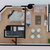 Dpto 1 dormitorio vista Jardin Interno
