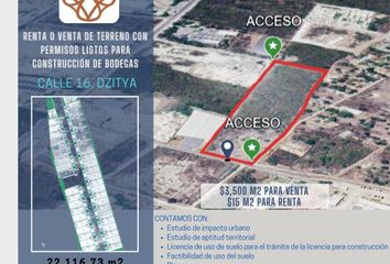 Lote de Terreno en  Calle 14, Dzitya, Mérida, Yucatán, 97302, Mex