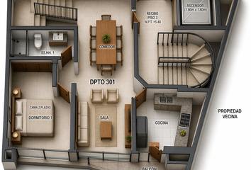 Departamento en  Cayma, Arequipa