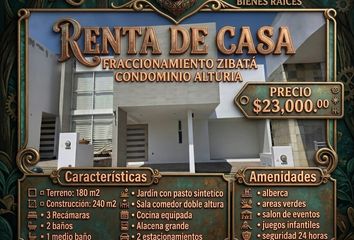 Casa en condominio en  Altturia, Avenida Paseo De Las Pitahayas, Zibatá, Querétaro, México