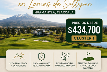 Lote de Terreno en  Lomas De Soltepec, Carretera Federal 136, Ignacio Zaragoza, Tlaxcala, México
