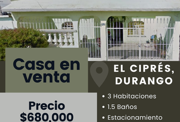 Casa en  El Ciprés, Durango