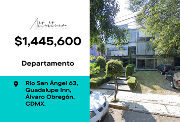 Departamento en  Río San Angel 63, San Ángel, Ciudad De México, Cdmx, México