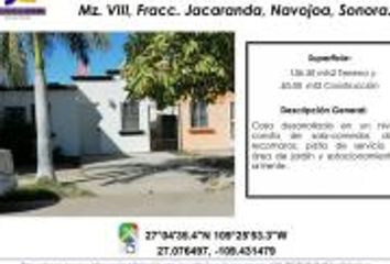 Casa en  Calle 70 Aniversario 18, Fraccionamiento Jacarandas, Navojoa, Sonora, 85880, Mex