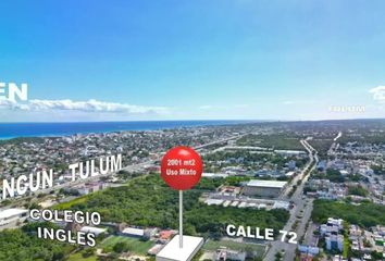 Lote de Terreno en  Calle 74 Norte, Luis Donaldo Colosio, Playa Del Carmen, Quintana Roo, México