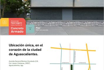 Nave en  Privada Conasupo 116, Unidad Habitacional Lázaro Cárdenas, Aguascalientes, 20257, Mex