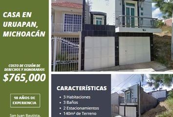 Casa en  Loma Larga 35, San Juan Bautista, 60110 Uruapan, Mich., México