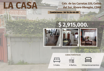 Casa en  Calzada De Las Carretas 225, Colina Del Sur, Ciudad De México, Cdmx, México