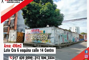 Lote de Terreno en  Calle 14, El Centro, Comuna 4 Central, Neiva, Huila, Col