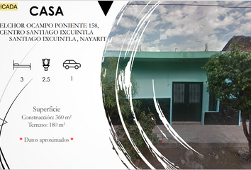 Casa en  Melchor Ocampo 158, Centro, Santiago Ixcuintla, Nayarit, México