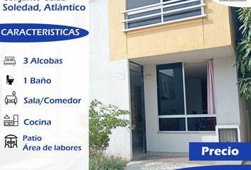 Casa en  Conjunto Residencial Ceiba - Hacienda San Antonio, Tv 1b Sur, Soledad, Barranquilla, Atlántico, Colombia