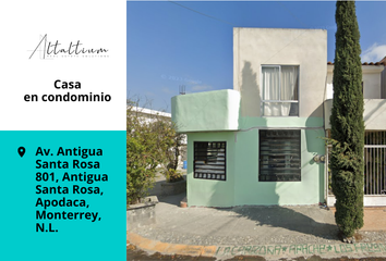 Casa en condominio en  Avenida Antigua Santa Rosa 801, Ciudad Apodaca, Nuevo León, México