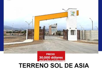 Terreno en  Condominio Sol De Asia, Asia, Perú