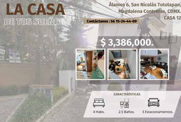 Casa en condominio en  Andador Álamos 6, San Nicolás Totolapan, Ciudad De México, Cdmx, México