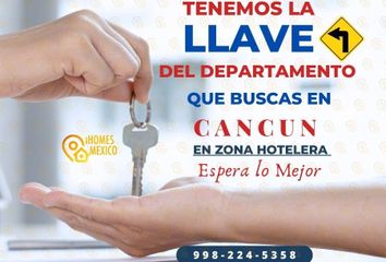 Departamento en  Zona Hotelera, Cancún, Quintana Roo