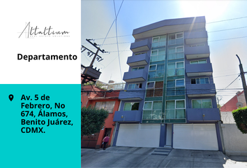 Departamento en  Calle 5 De Febrero No 674, Álamos, Benito Juárez, Cdmx, México