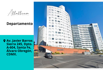 Departamento en  Av. Javier Barros Sierra 245-dpto A 604, Santa Fe, Alameda Poniente, Álvaro Obregón, Cdmx, México