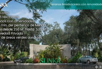 Lote de Terreno en  Sunka Residencial Grupo Hekterra, Tixpéhual, Yucatán, México