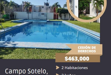 Casa en condominio en  Manantiales, Campo Sotelo, Morelos, México