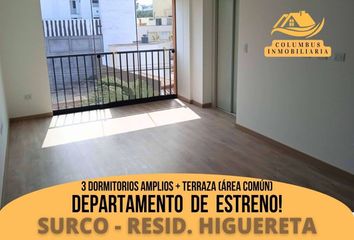 Departamento en  Urb Higuereta, Santiago De Surco, Perú