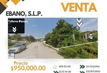 Lote de Terreno en  18 De Marzo, Ebano, San Luis Potosí, México