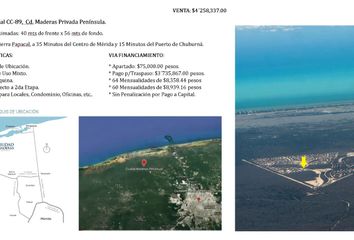 Lote de Terreno en  Progreso, Yucatán, Mex
