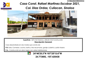 Casa en  Avenida Constituyentes R. Martínez Escobar 2029, Gustavo Díaz Ordaz, Culiacán, Sinaloa, 80180, Mex