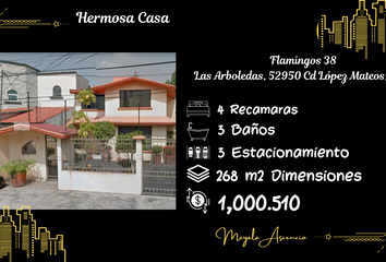 Casa en  Flamingos 38, Mz 021, Las Arboledas, 52950 Cd López Mateos, Méx., México