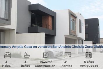 Casa en fraccionamiento en  Barrio De Santa Maria Xixitla, Cholula, Puebla, México