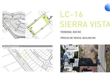 Lote de Terreno en  Avenida Sierravista 18-26, Fracc Cerrada Del Pedregal, San Luis Potosí, 78400, Mex