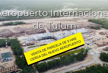 Lote de Terreno en  Aeropuerto Internacional De Tulum Felipe Carrillo Puerto (tqo), Macario Gómez, Quintana Roo, México