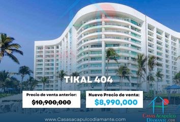 Departamento en  Condominio Tikal, Playa Diamante, Acapulco, Guerrero, México