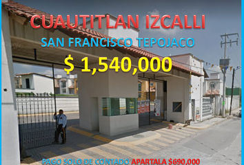 Casa en fraccionamiento en  San Francisco Tepojaco, Cuautitlán Izcalli