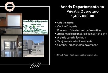 Departamento en  Privalia Ambienta / Javer, Anillo Vial Fray Junípero Serra, Privalia Ambienta, Santiago De Querétaro, Querétaro, México