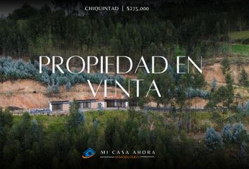 Hacienda-Quinta en  Chiquintad, Cuenca