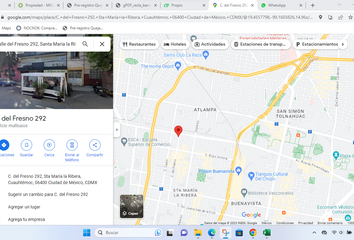 Departamento en  Calle Del Fresno 292, Santa María La Ribera, Ciudad De México, Cdmx, México