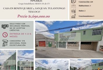 Casa en  Avenida Benito Juárez 2, Mz 014, San Juan, Tulantongo, Estado De México, México