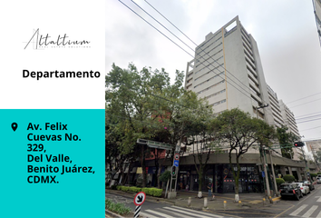 Departamento en  Av. Félix Cuevas 329, Tlacoquemecatl Del Valle, Ciudad De México, Cdmx, México