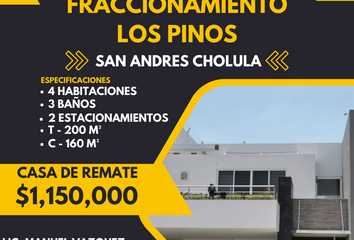 Casa en fraccionamiento en  Fraccionamiento Los Pinos, Las Araucarias 3018, Los Pinos, Cholula, Puebla, México