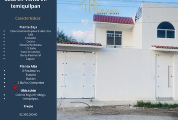 Casa en  Miguel Hidalgo, Ixmiquilpan, Hidalgo, México