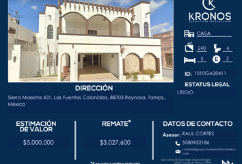 Casa en  Sierra Maestra 401, Las Fuentes Coloniales, 88703 Reynosa, Tamps., México