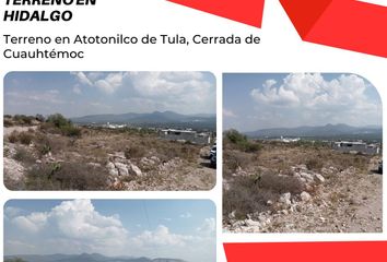 Lote de Terreno en  Atotonilco De Tula, Estado De Hidalgo, México