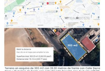 Lote de Terreno en  Sierra Noas 11, Lomas De Chapultepec, Ciudad De México, Cdmx, México