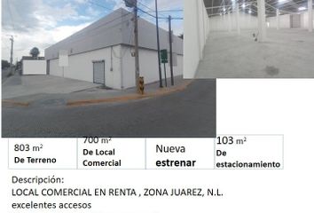 Local comercial en  Francisco Naranjo, Centro De Benito Juárez, Ciudad Benito Juárez, Nuevo León, México