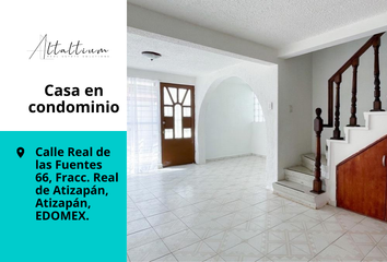 Casa en condominio en  Real De Las Fuentes 66, Real De Atizapan, Ciudad López Mateos, Estado De México, México