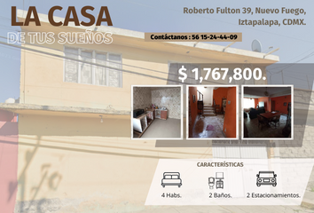 Casa en  Roberto Fulton 39, Fuego Nuevo, Ciudad De México, Cdmx, México