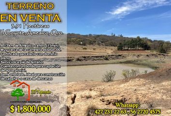 Lote de Terreno en  Amealco-los Pinos, Amealco De Bonfil, Querétaro, Mex