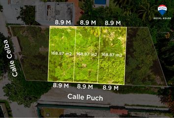 Lote de Terreno en  Calle Ceiba & Calle Puch, Cancún, Quintana Roo, México