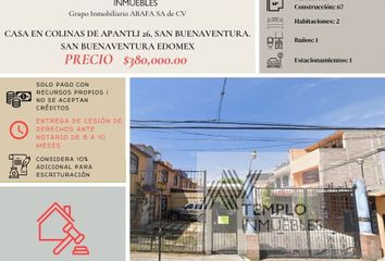 Casa en  De Apantli, Unidad San Buenaventura, San Buenaventura, Estado De México, México