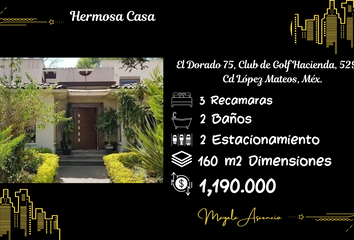 Casa en  El Dorado 75, Club De Golf Hacienda, 52959 Cd López Mateos, Méx., México